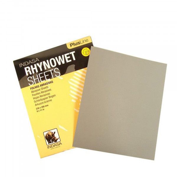 Indasa RHYNOWET Plus Line Schleifpapier Bogen 230X280 Körnung P1200, 50 Stk.