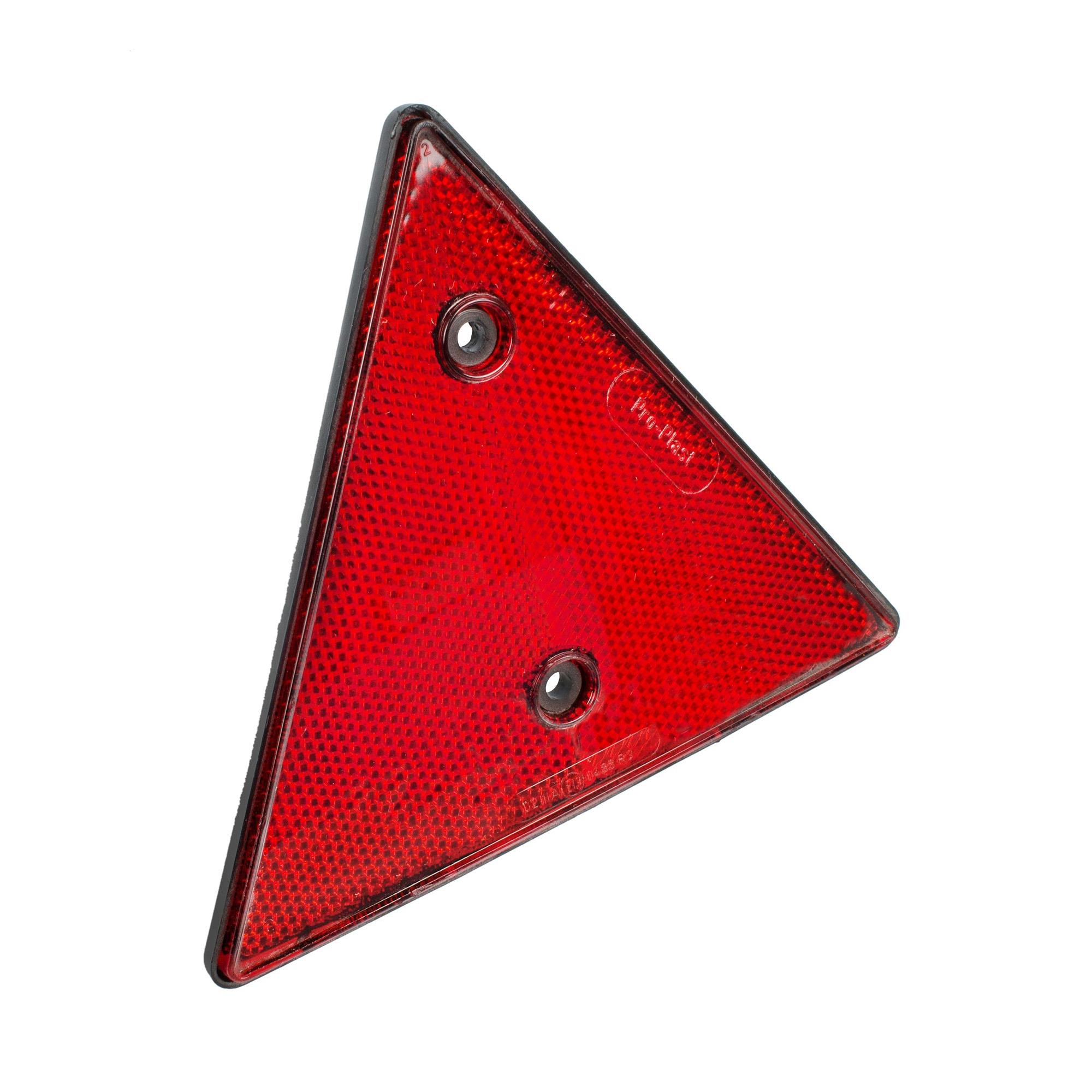 Anhänger Dreieck-Reflektor, rot, Anhängerzubehör, Verbrauchsmaterial