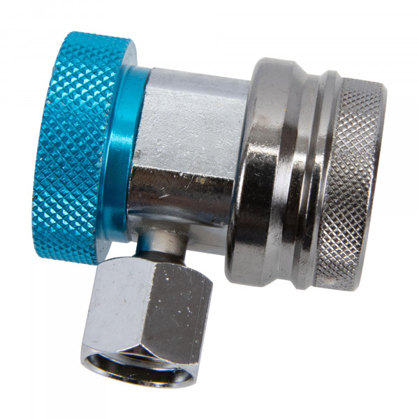 R134a Schnellkupplung Niederdruck mit Ventil