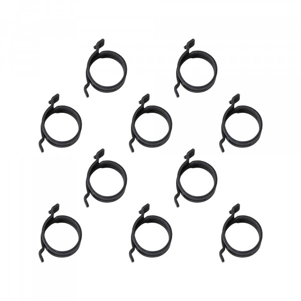 Raumspar-Federbandschelle, FBS Ø27-32 mm, Bandbreite 12 mm, Federstahl, 10 Stk