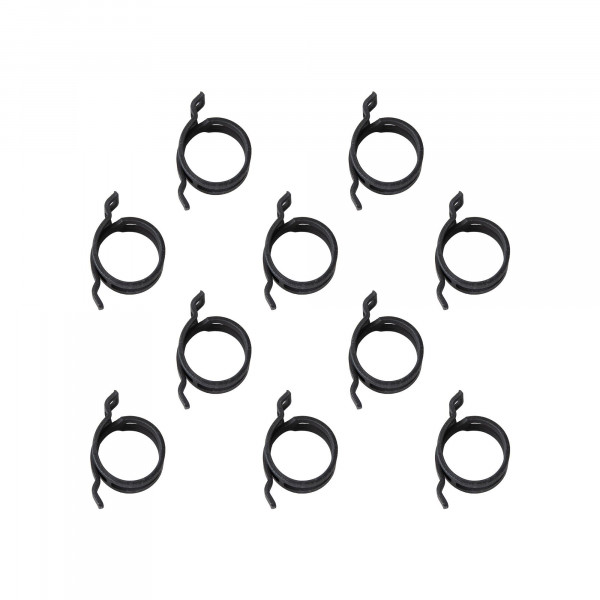 Raumspar-Federbandschelle, FBS Ø25-29 mm, Bandbreite 12 mm, Federstahl, 10 Stk