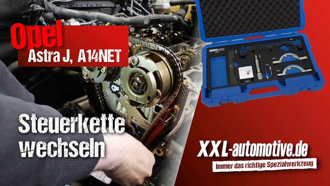 Steuerkettenwechsel beim Opel Astra J mit 1.4L (A14NET) – so geht's!