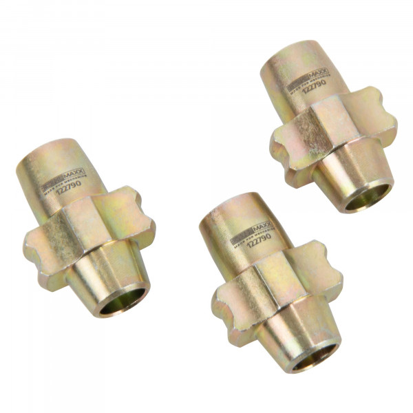 Einschlagadapter Nr. 5, formbar, 3er Set für Felgenschloss Demontagewerkzeug 122165