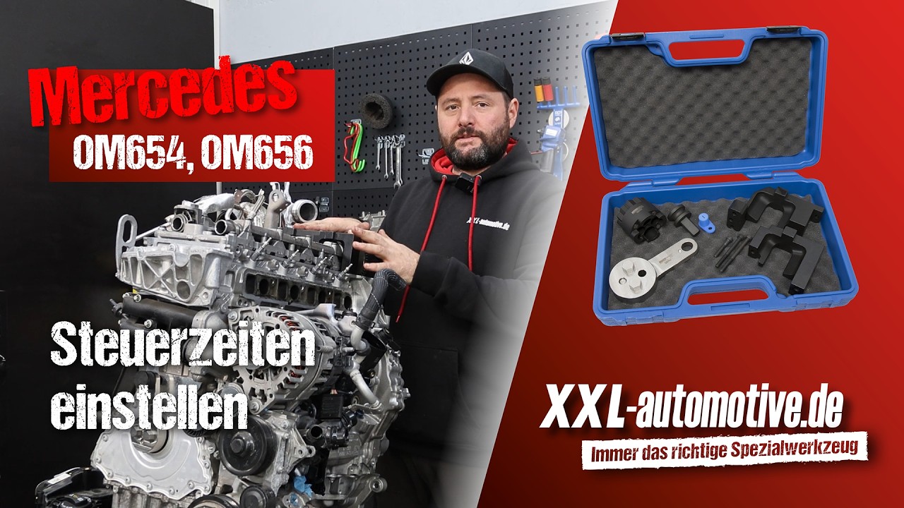 Mercedes OM654 / OM656 – so stellst du die Steuerzeiten ein!