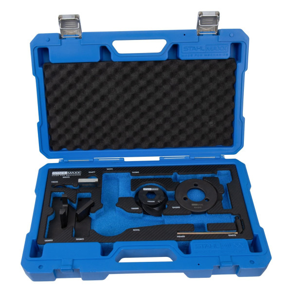 Steuerzeiten-Spezialwerkzeug, für PSA 1.0 1.2L, mit Ölbad-Zahnriemen und geteiltem Ventildeckel