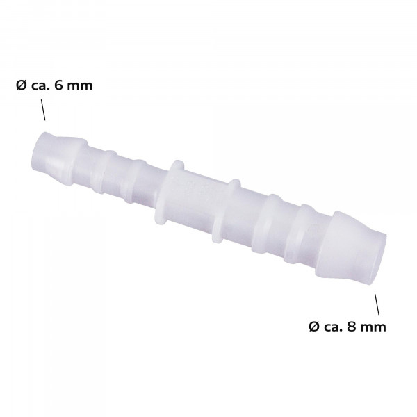 Gerader Reduzierstutzen, GRS8-6, z.B. zum Entlüften von Kraftstoffanlagen