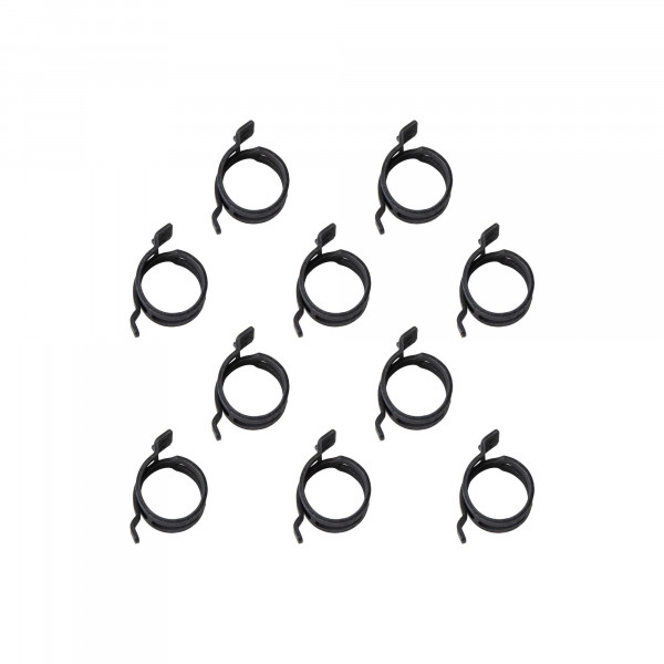 Raumspar-Federbandschelle, FBS Ø22-26 mm, Bandbreite 12 mm, Federstahl, 10 Stk