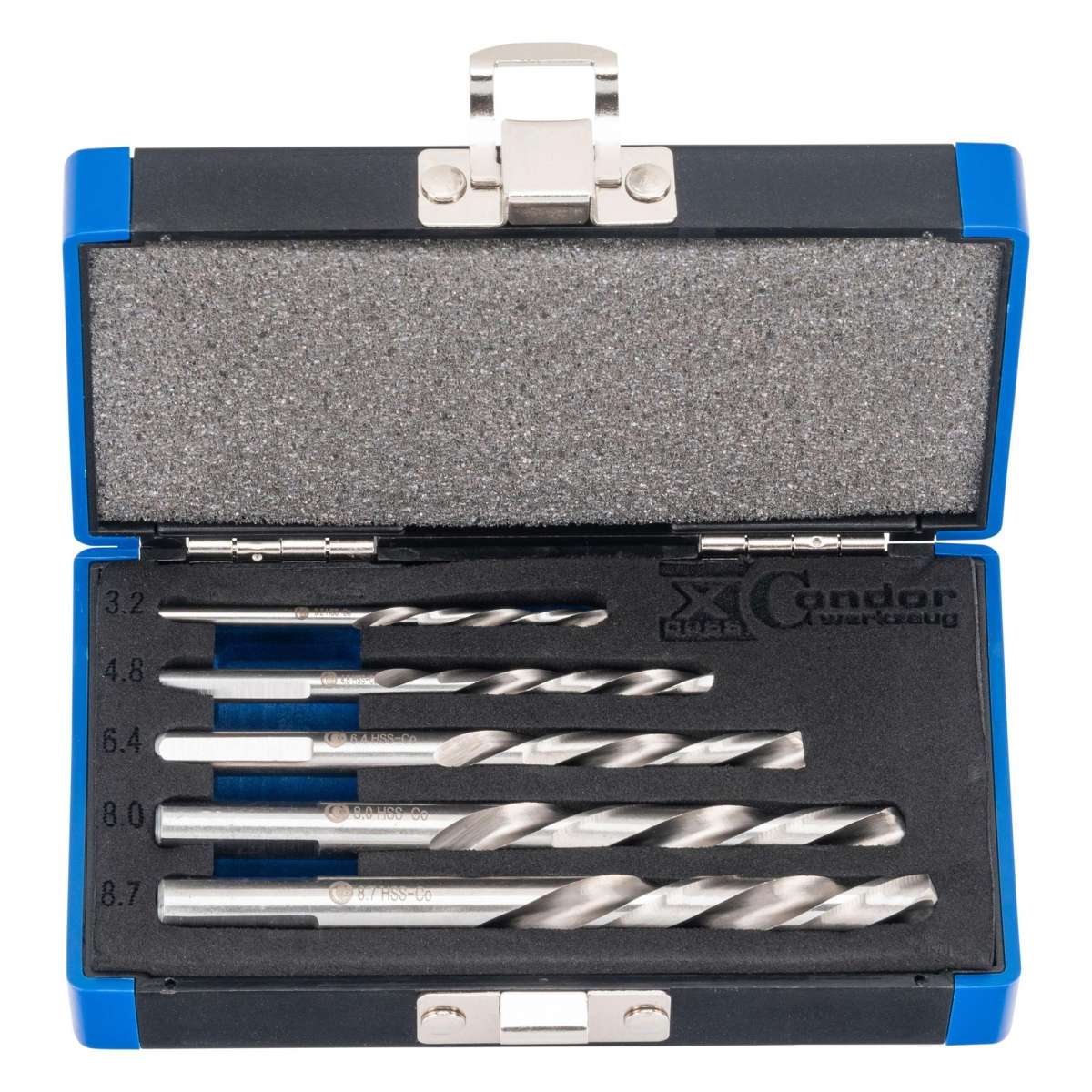 HSS-Spiralbohrer-Set Aus Kobalt – 10 Stück, 2 Mm, Für Metall & Edelstahl