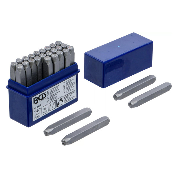 Einschlagbuchstaben, 5 mm