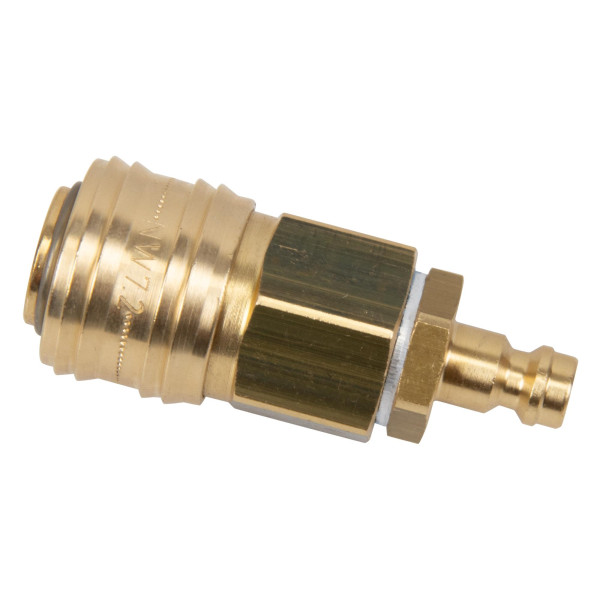 Druckluft-Adapter Stecknippel NW 5 auf Standard-Schnellverschlusskupplung NW 7,2