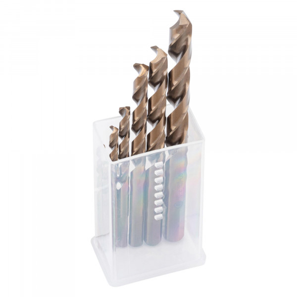 Professioneller M3 – M12 Gewinde-Kernloch Spiralbohrer-Satz, HSS-E Co5%, bis 1300N/mm² 7-tlg.