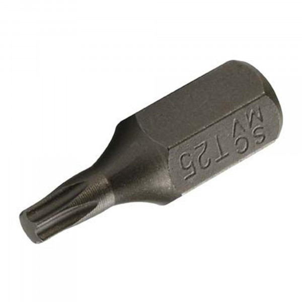 T-Profil Bit ohne Bohrung, 30 mm lang, T25, 10 (3/8)