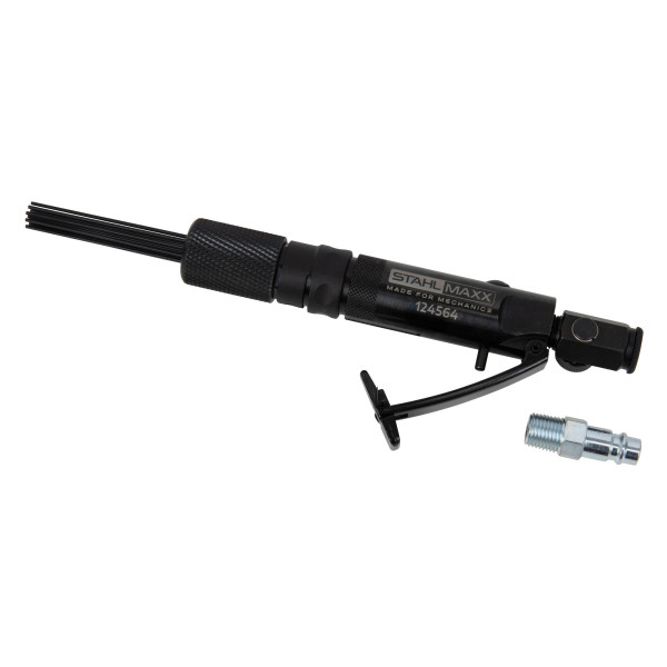 Druckluft Nadelentroster, mit 13 Nadeln Ø 1,3 mm, zur effektiven Reinigung und Entrostung