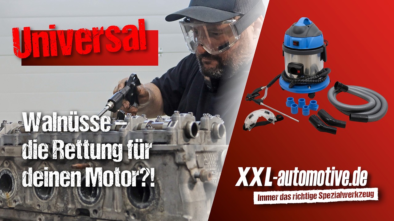Walnussstrahlen rettet auch deinen Motor – Verkokungen aus dem Ansaugtrakt entfernen