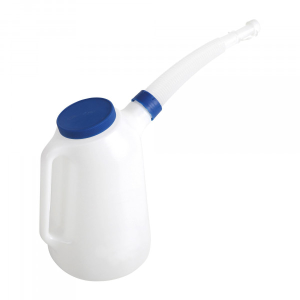 Füllkanne mit flexiblem Ausgussstutzen und Deckel, 5 L