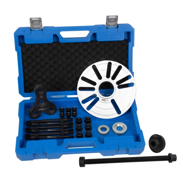 Radlager &amp; Bremsscheiben De-, Montage-Set, für Ford Transit, alle Bauformen, mit Spindelantrieb