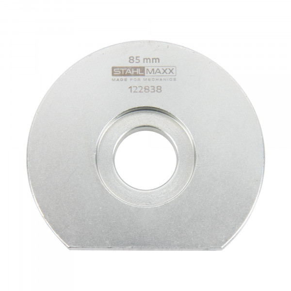 Druckstück, rund, flach, Außendurchmesser 85 mm, abgeflacht, aus Art.-Nr. 123213, 122814
