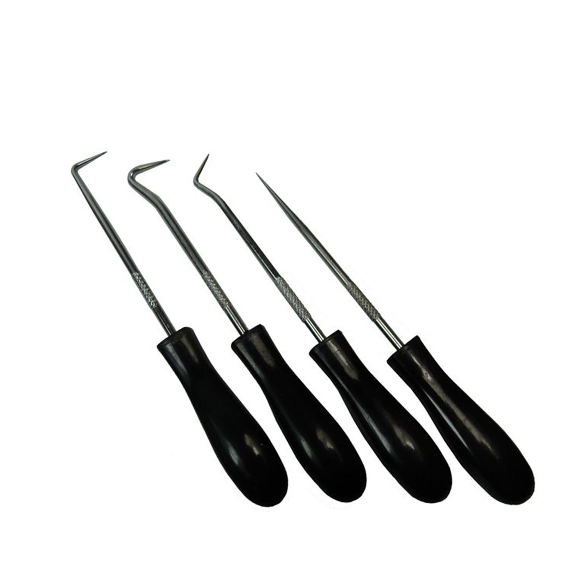 SW-Stahl Set Ganci E Spatole 4 Pezzi 94871L | Utensili Per Smontaggio Auto | Punte Dritte E Curve Con Impugnatura In Plastica