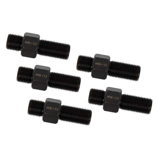 Adapterbolzensatz Nr. 6, 5-tlg., AG M16x1.5 auf AG M16x1.5, Radnaben-, Radschrauben-Adapter, L=60 mm