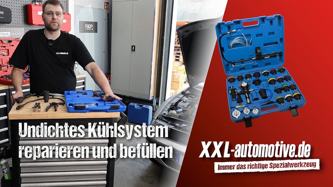 Kühlsystem am PKW undicht? So findest du das Leck und befüllst es in Minuten!