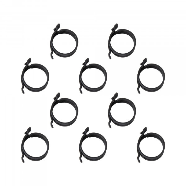 Raumspar-Federbandschelle, FBS Ø30-35 mm, Bandbreite 12 mm, Federstahl, 10 Stk