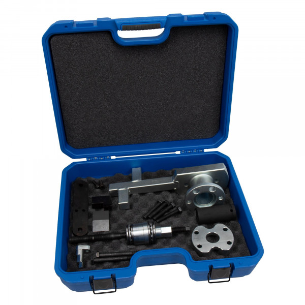 Kurbelwellen Gegenhalter und Abzieher, für Jaguar, Landrover, 3.5L, 4.2L, 5.0L - Leihwerkzeug