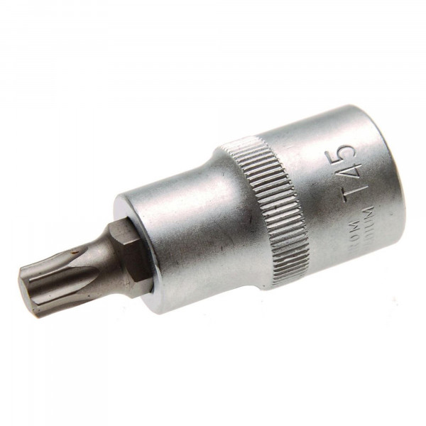 Steckschlüssel-Einsatz T27, 1/2-Antrieb, T-Profil für Innen-Torx Schrauben
