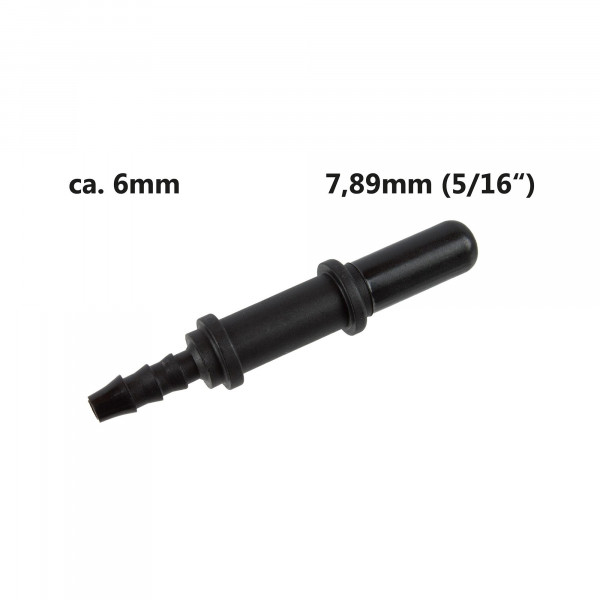 Kraftstoff Quick Steckverbinder Männlich SAE 7,89 (5/16&quot;) auf 6mm Leitung