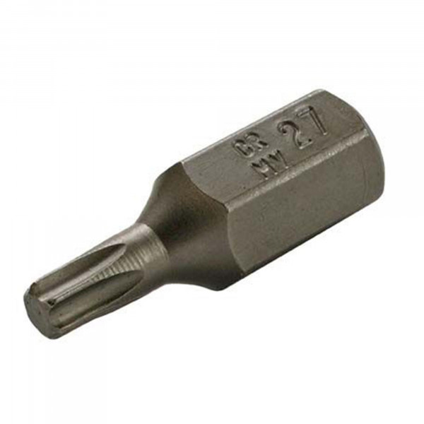 T-Profil Bit ohne Bohrung, 30 mm lang, T27, 10 (3/8)