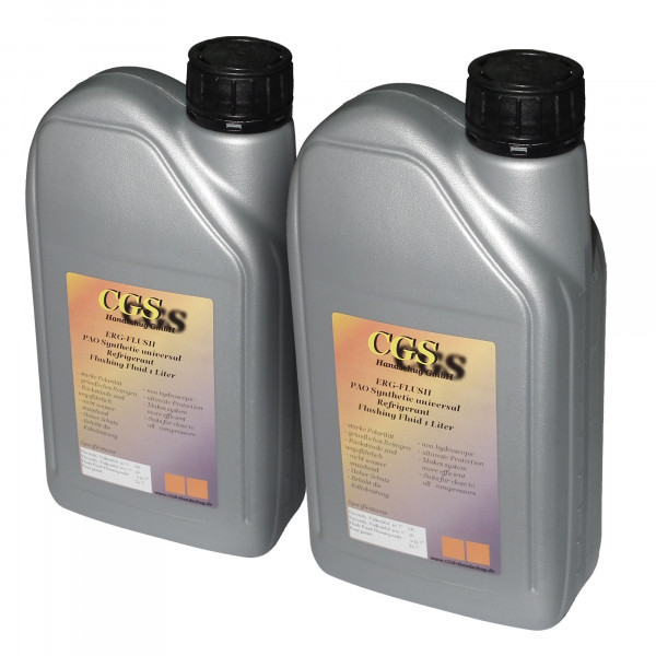 Universal Klimaanlagen Spülmedium A/C auf Öl Basis mit Korrosionsschutz, 2 Liter