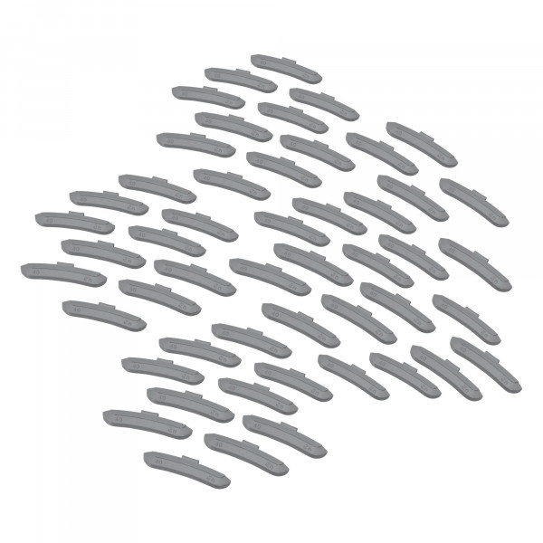 Zink Schlaggewicht Auswuchtgewichte für Stahlfelgen, 50 x 40g