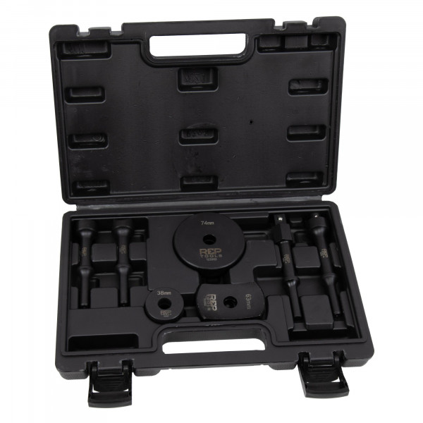 Meißel-Satz 7-tlg., für Vibrations-, Druckluftmeißelhammer oder Vibro-Hammer, mit Rundschaft 10 mm