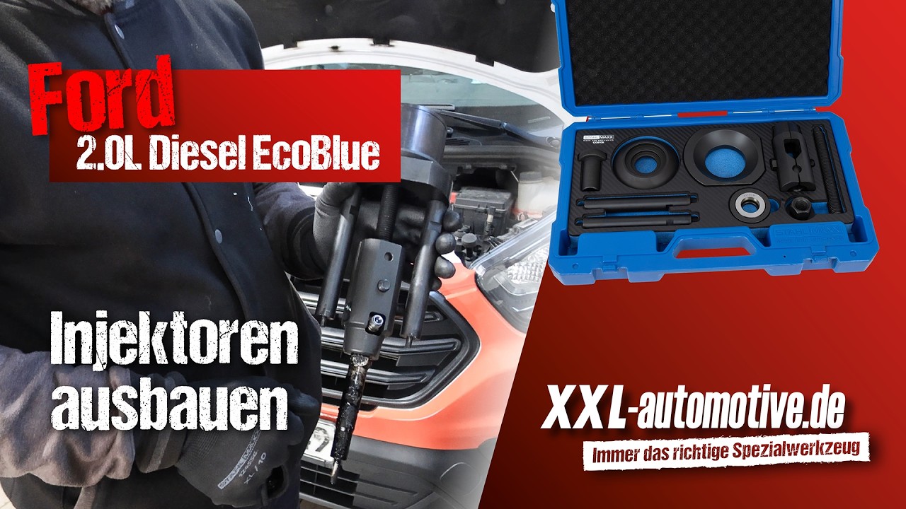 Ford 2.0L EcoBlue Injektoren ausbauen – diesmal ging's ganz leicht...