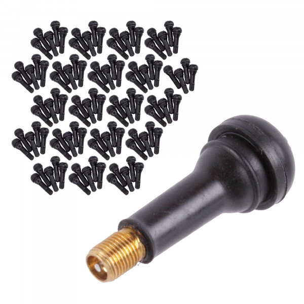 PKW Snap-In Ventile TR414 Ventile Gummiventile Reifenventile Ventil Felgen, 100 Stk