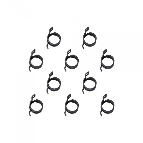 Raumspar-Federbandschelle, FBS Ø18-22 mm, Bandbreite 12 mm, Federstahl, 10 Stk