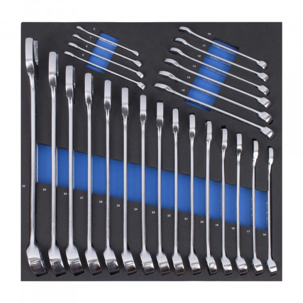 Schaumeinlage Gabel-Ringschlüssel, 2/3, 25tlg, 6-32 mm