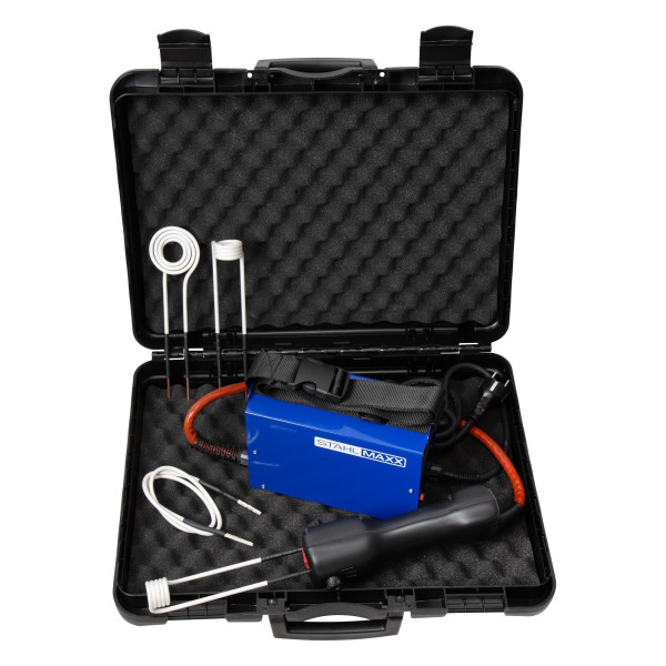 Induktionsheizgerät 1.5 kW, mit 3.2 kVA Induktionsleistung, 230 V, inkl. 4 Heizspulen