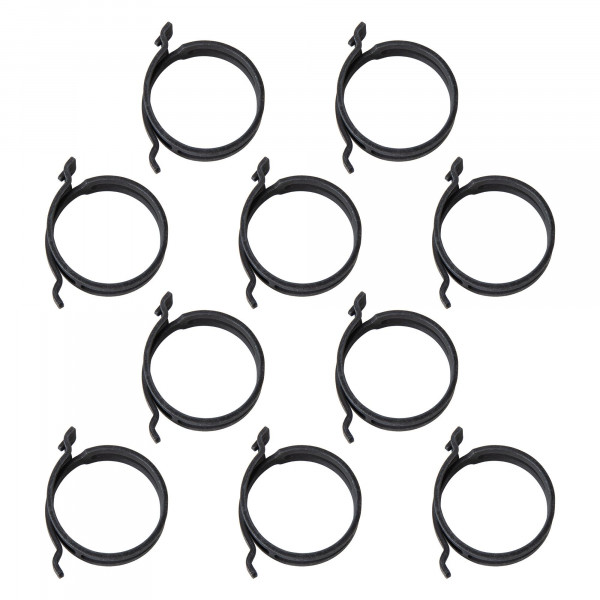 Raumspar-Federbandschelle, FBS Ø41-49 mm, Bandbreite 12 mm, Federstahl, 10 Stk