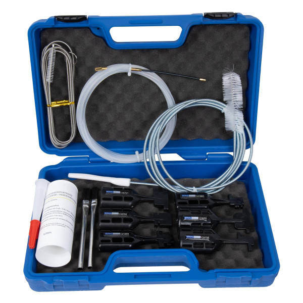 Schiebedach-Wartungs- und Reinigungsset, 10-tlg., für BMW, VAG, inkl. Fettsteine, Paste, Pinsel, uvm