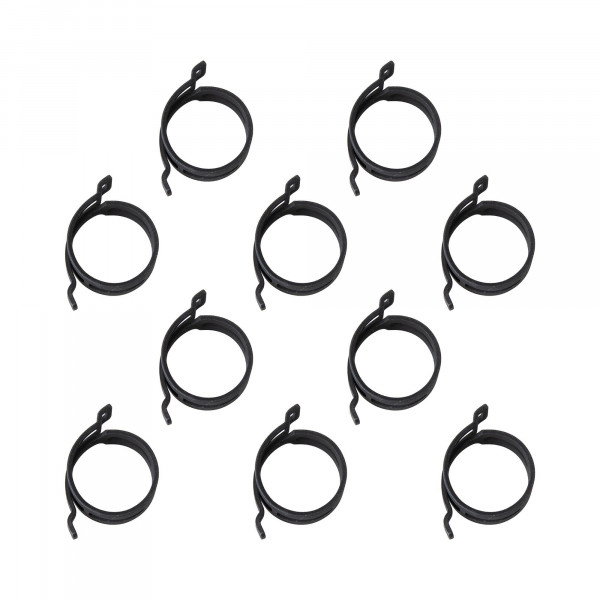 Raumspar-Federbandschelle, FBS Ø32-38 mm, Bandbreite 12 mm, Federstahl, 10 Stk