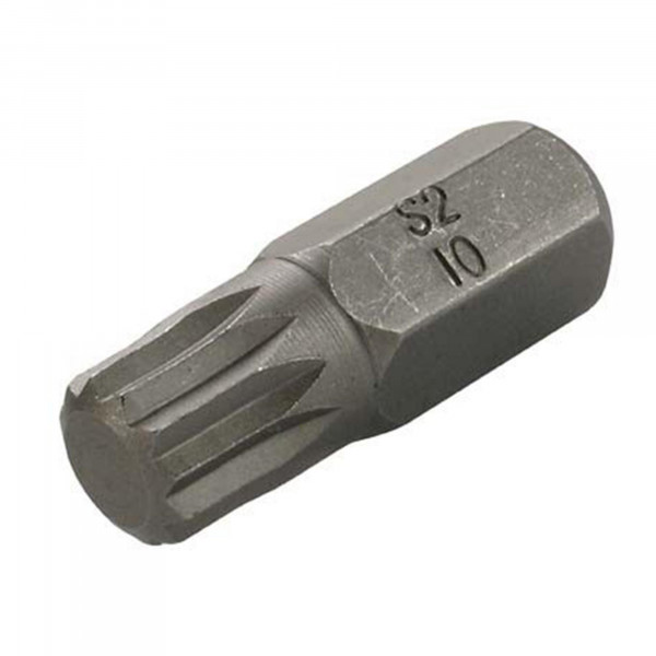 Innenvielzahn-Bit, 30 mm kurz, M10, 10 (3/8)