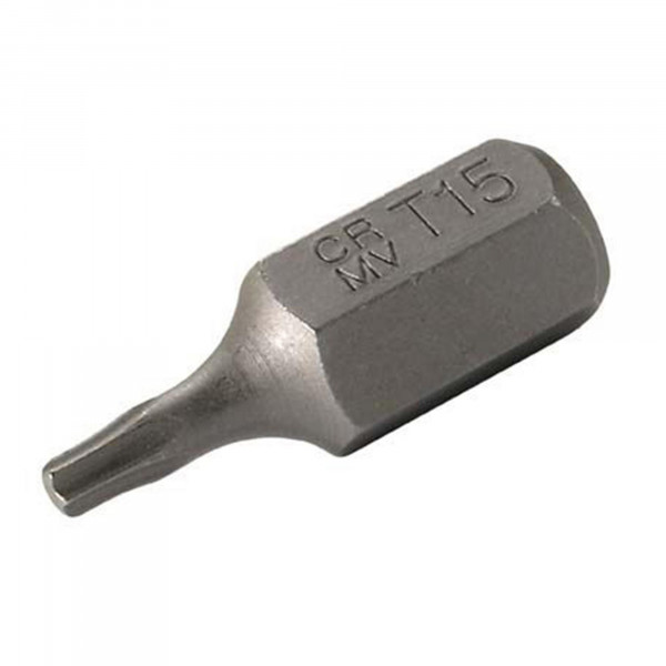 T-Profil Bit ohne Bohrung, 30 mm lang, T15, 10 (3/8)