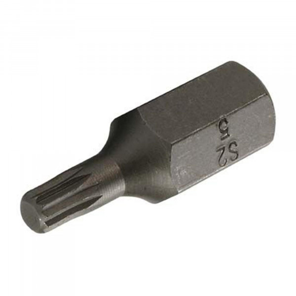 Innenvielzahn-Bit, 30 mm lang, M5, 10 (3/8)