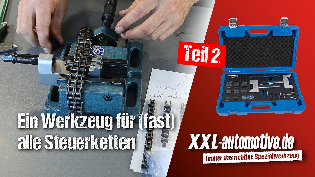Ein Werkzeug für nahezu alle Steuerketten Teil 2 – Trennen und vernieten einer 3 mm Duplex Kette