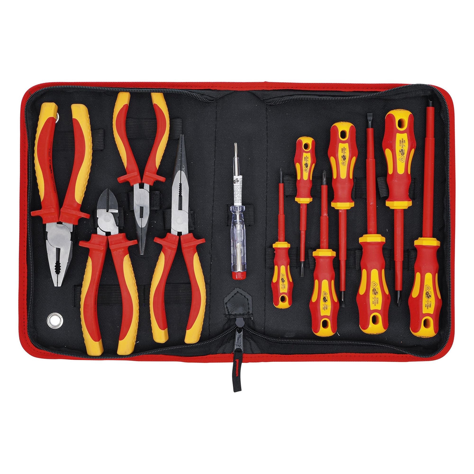 STAHLWERK Schraubendreher VDE 1000V Schraubendreher- Und Zangen Set Set 20 St Isoliertes Vsz 20 St Profi Schraubenzieher Set Elektriker Werkzeug