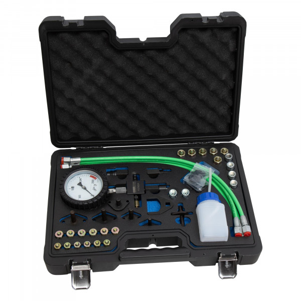 Einspritz-, Hochdruckpumpen Prüfgerät, Common-Rail, 2000 bar, 34 tlg. mit Verschlüssen