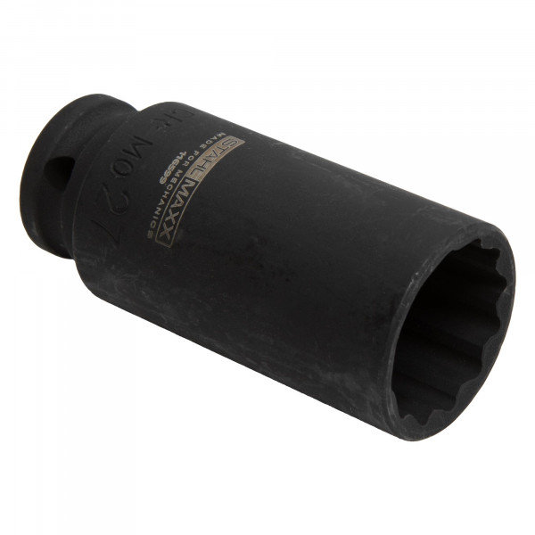 Kraft-Steckschlüssel-Einsatz, 12-kant, SW27 mm, 1/2&quot;