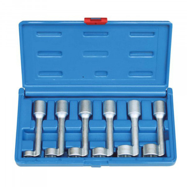 Leitungsschlüssel-Satz, 6-tlg., 12-kant, Spezial-Steckschlüssel-Einsätze