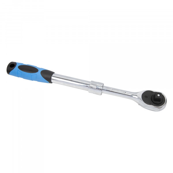 Teleskopratsche Knarre Umschaltknarre ausziehbar 1/2&quot;, 300 - 445 mm Ratsche
