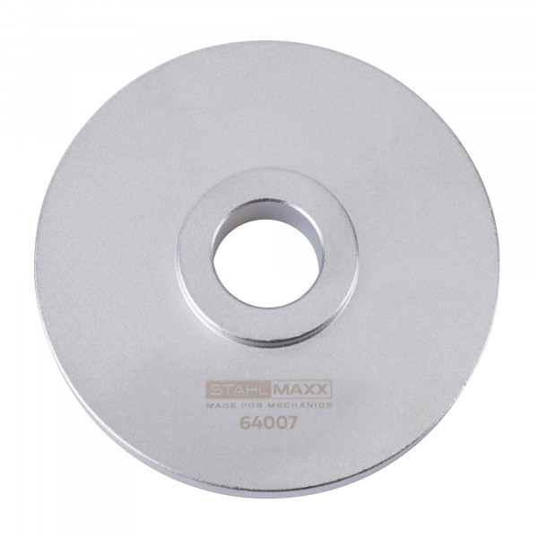 Adapterplatte Ø 21 / 35 / 90 mm zur Aufnahme von Druck- und Zughülsen